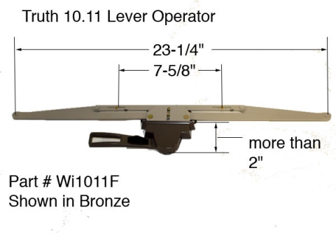 Truth 10.11 Lever Window Operator Double Pull