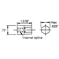 Truth Skylight Hex Adapter 20550
