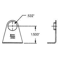 Truth Skylight Bearing Bracket 30960